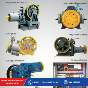 Phụ kiện thang máy chính hãng chất lượng giá tốt