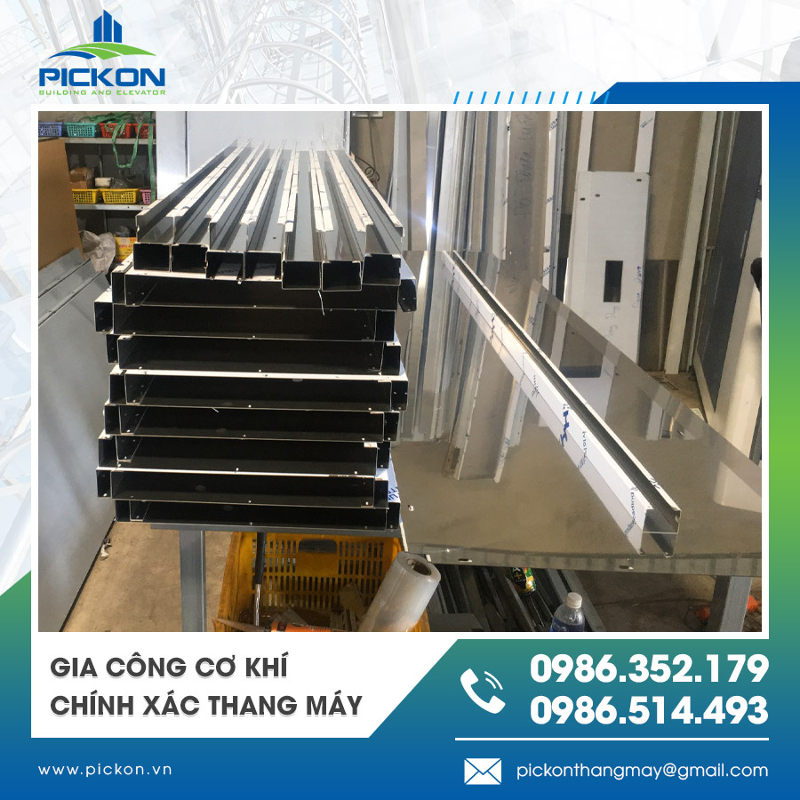 Đơn vị gia công cơ khí chính xác các linh kiện và phụ kiện thang máy