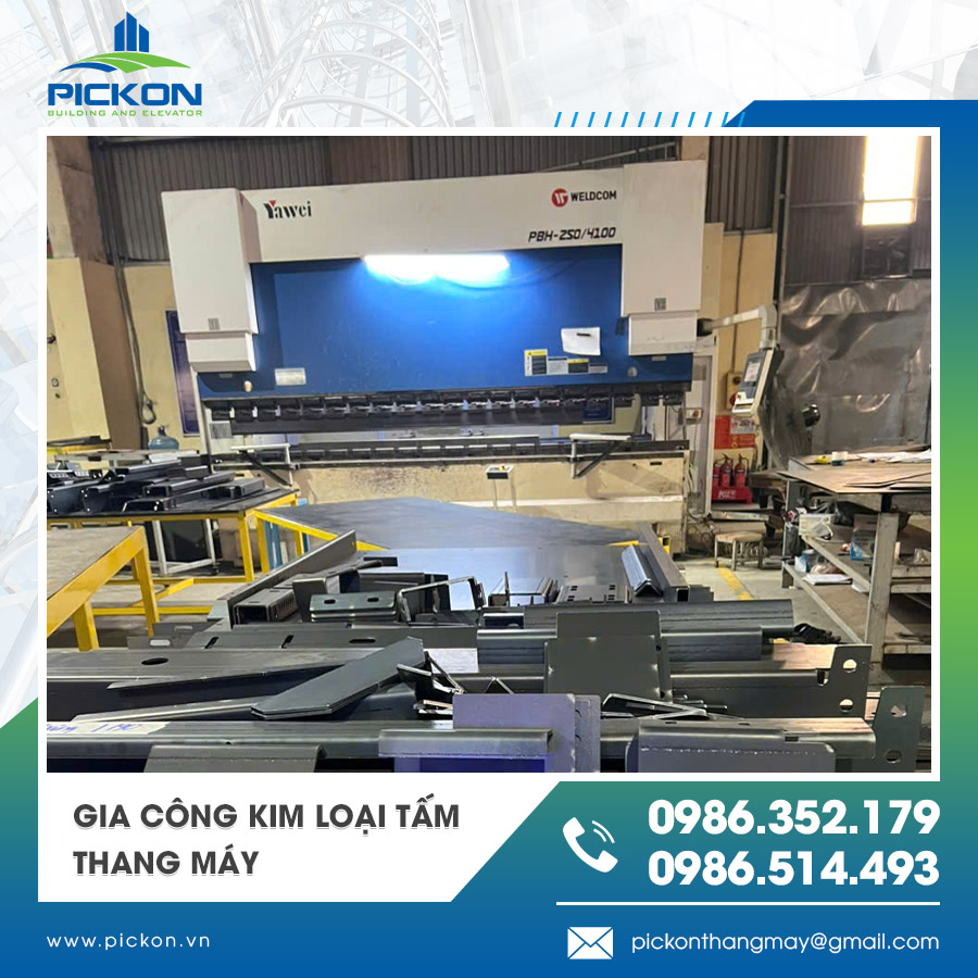 Kim loại tấm thang máy được gia công chính xác theo bản vẽ kỹ thuật Kim loại tấm thang máy được gia công chính xác theo bản vẽ kỹ thuật
