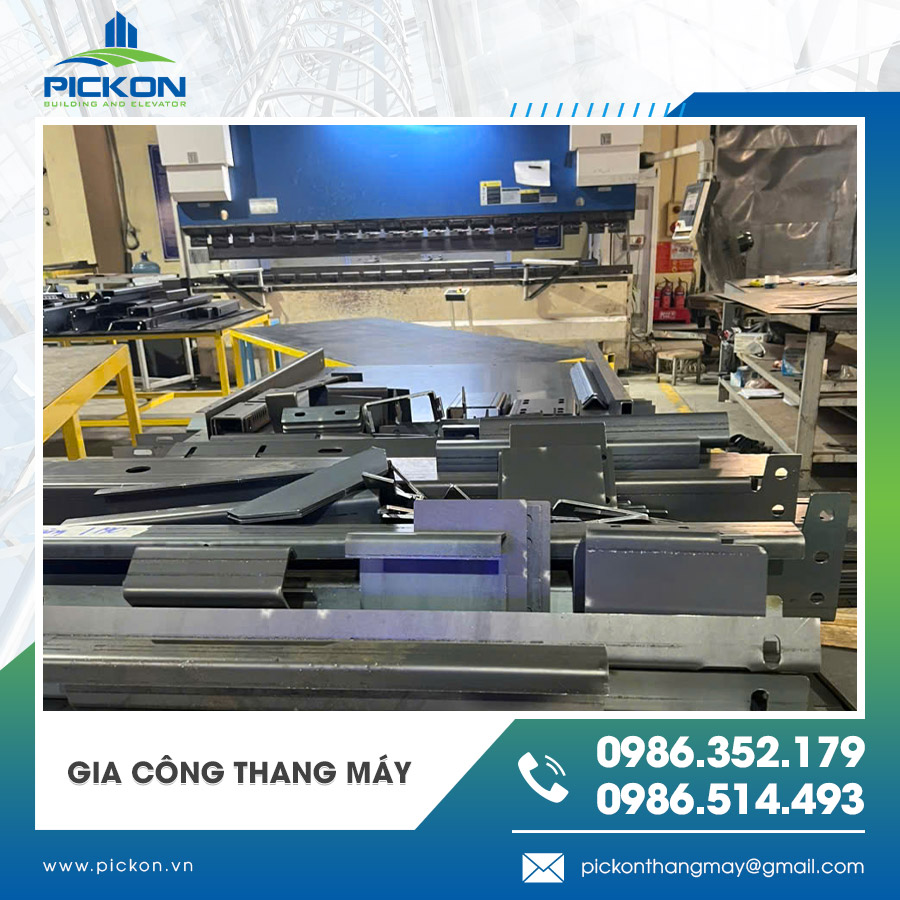 Gia công thiết bị thang máy đạt tiêu chuẩn Gia công thiết bị thang máy đạt tiêu chuẩn