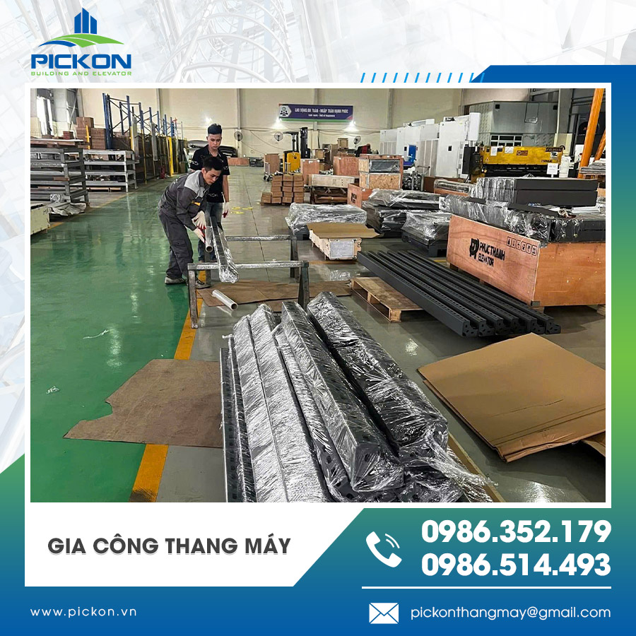 Thang máy được gia công chính xác và đảm bảo an toàn vận hành Thang máy được gia công chính xác và đảm bảo an toàn vận hành