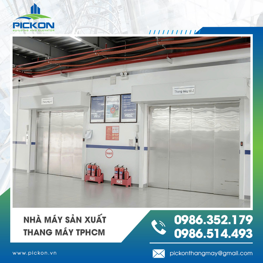 Nhà máy sản xuất thang máy TPHCM đáp ứng mọi yêu cầu kỹ thuật