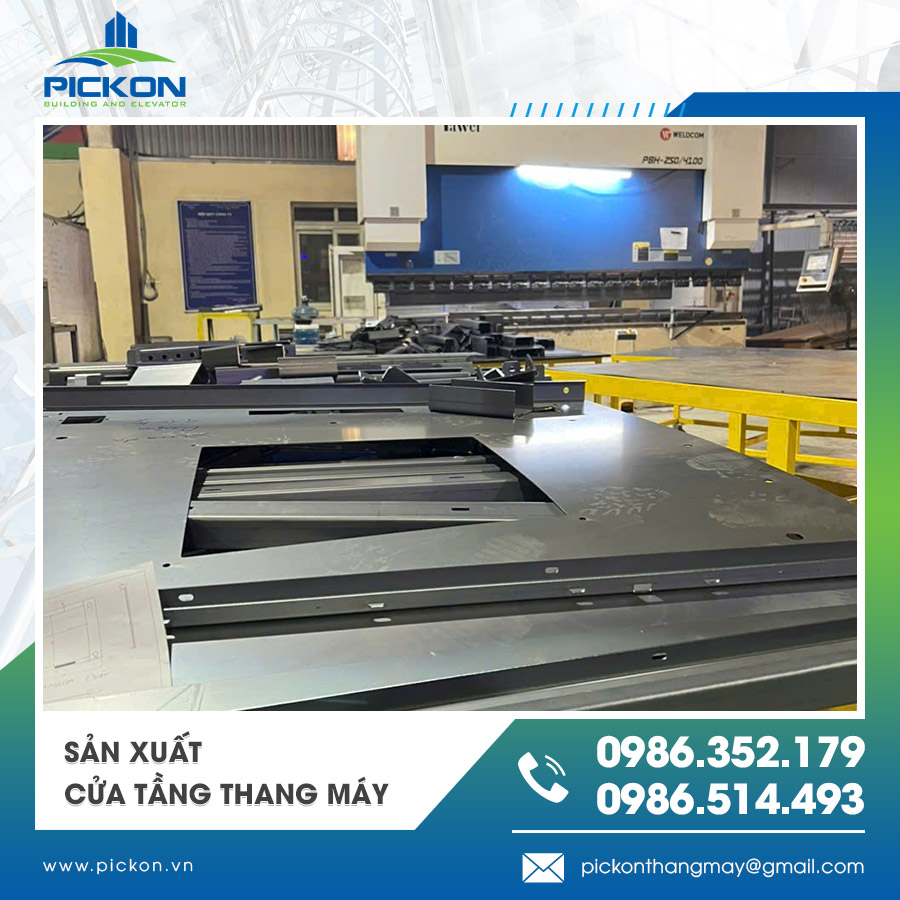 Sản xuất cửa tầng thang máy bằng vật liệu chất lượng cao Sản xuất cửa tầng thang máy bằng vật liệu chất lượng cao