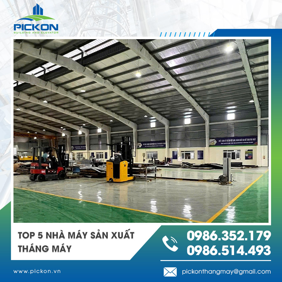 Nhà máy sản xuất thang máy hiện đại và quy mô lớn Nhà máy sản xuất thang máy hiện đại và quy mô lớn